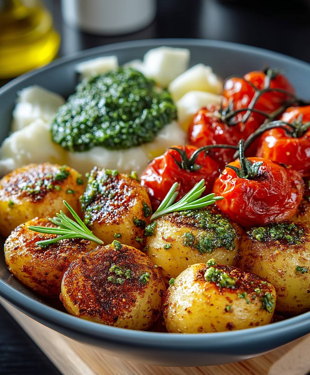 Pesto Kartoffel Bowl