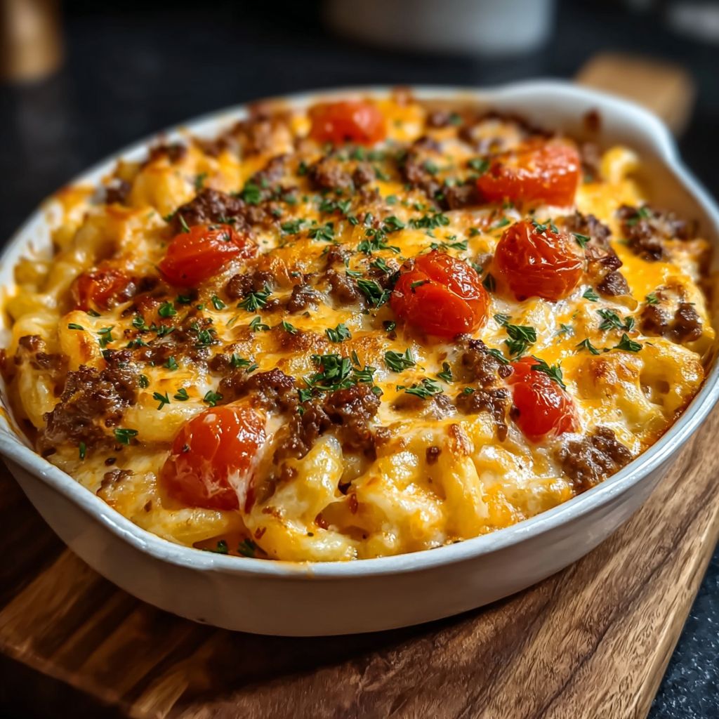 Cheeseburger Auflauf Low Carb
