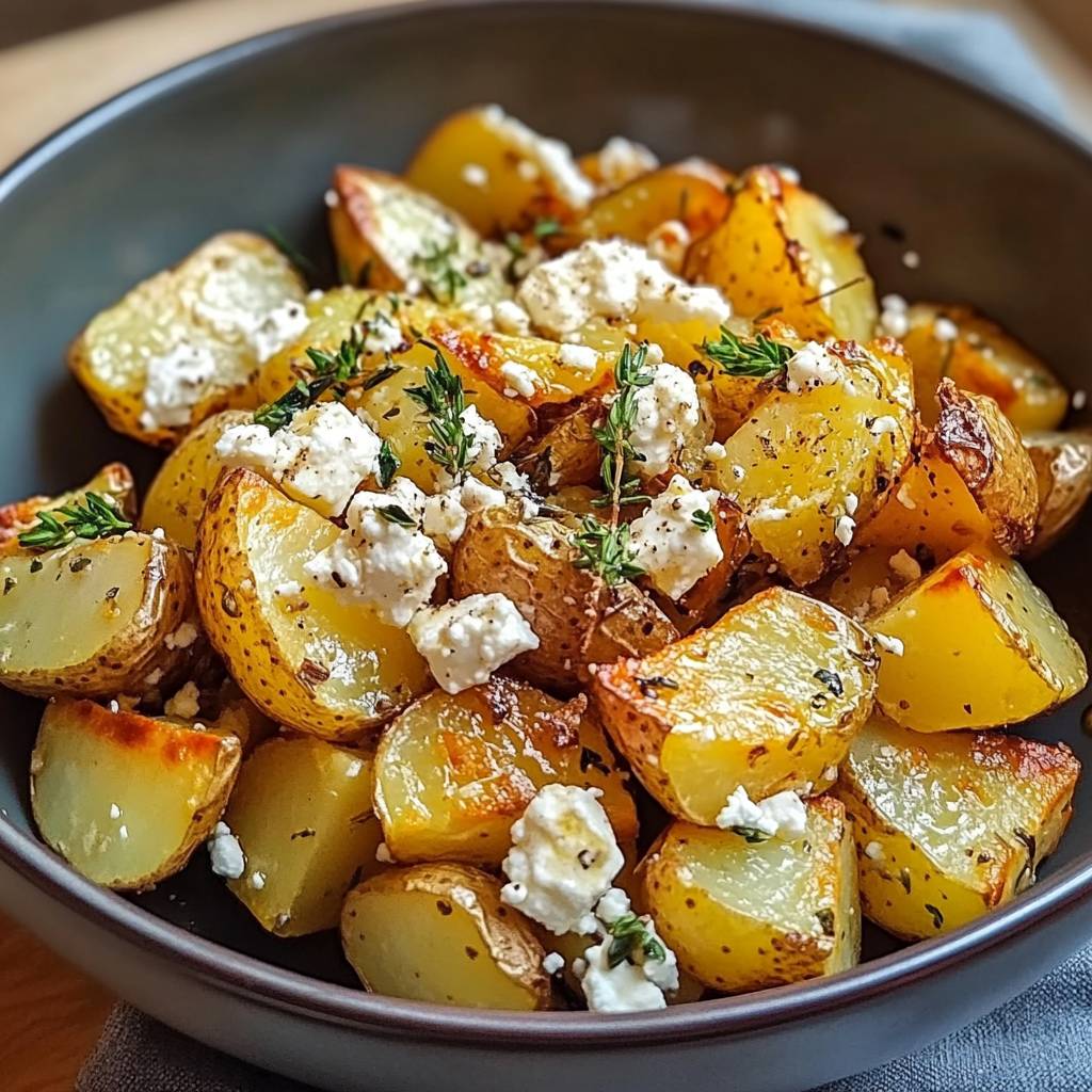 Geröstete Kartoffeln mit Feta