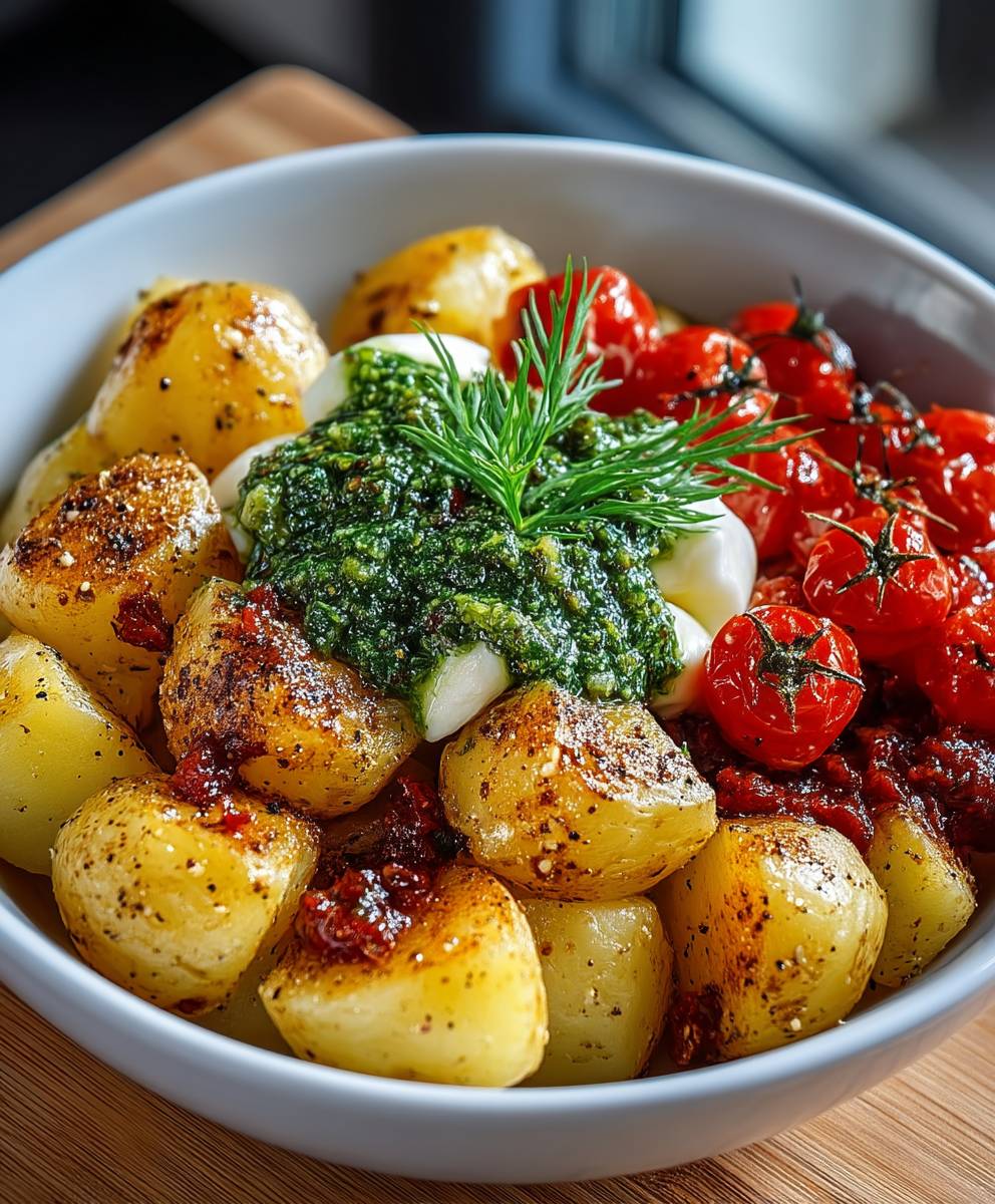 Pesto Kartoffel Bowl