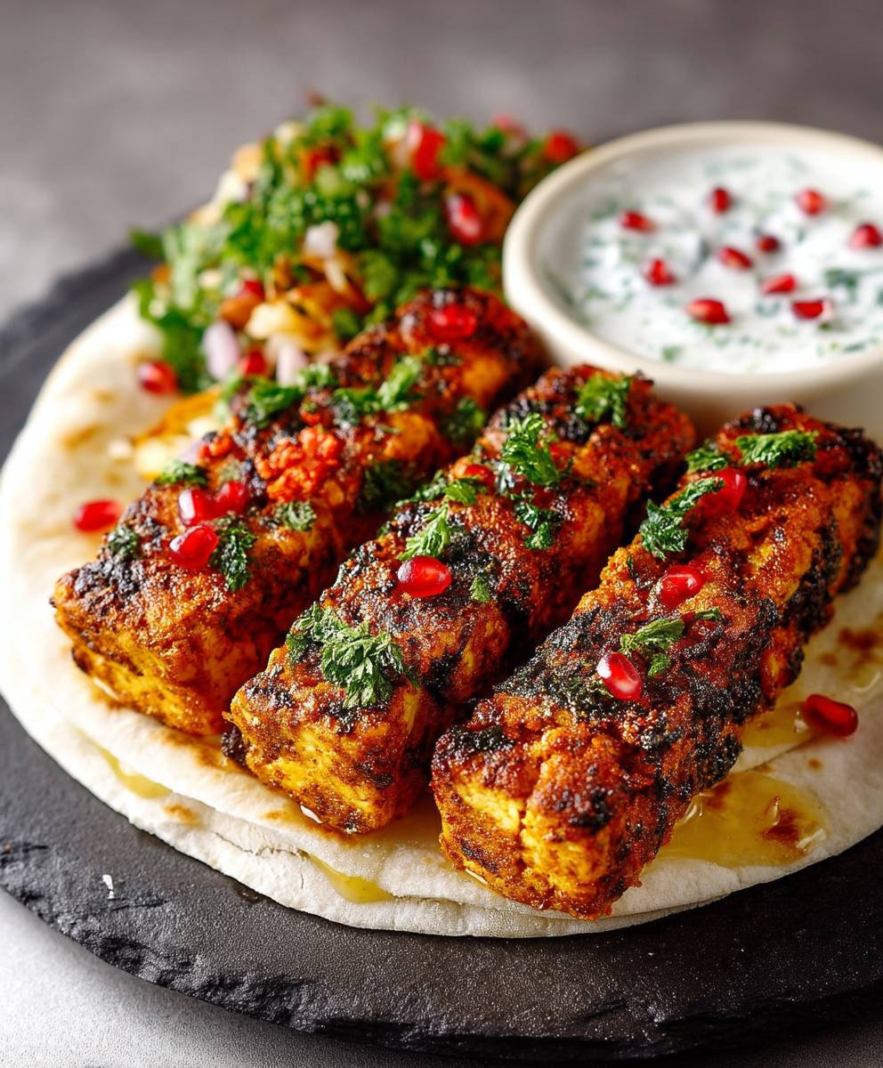 Tofu Kebabs Nahöstlich Vegan