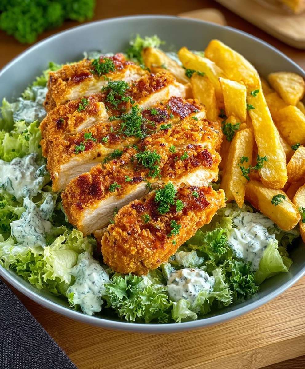 Caesar Hähnchen Bowl
