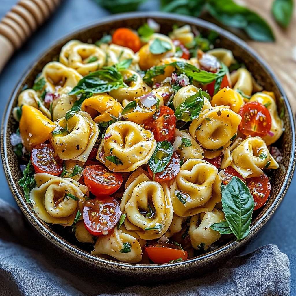 Tortellini Nudelsalat mit Honig