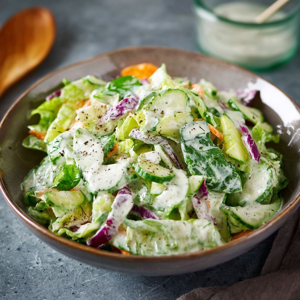 Gurkensalat Joghurt Dressing