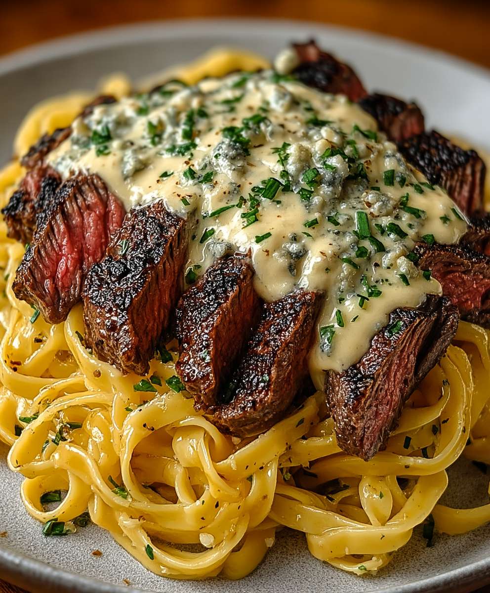 Steak Gorgonzola Alfredo