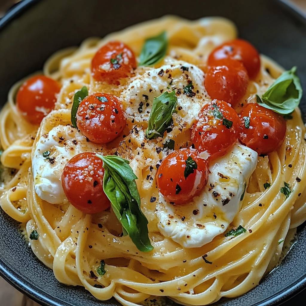 Burrata Pasta einfach schnell