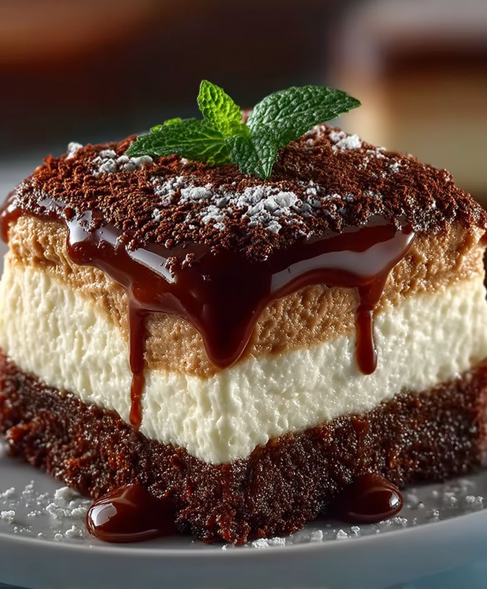 Schokoladige Tiramisu Brownies