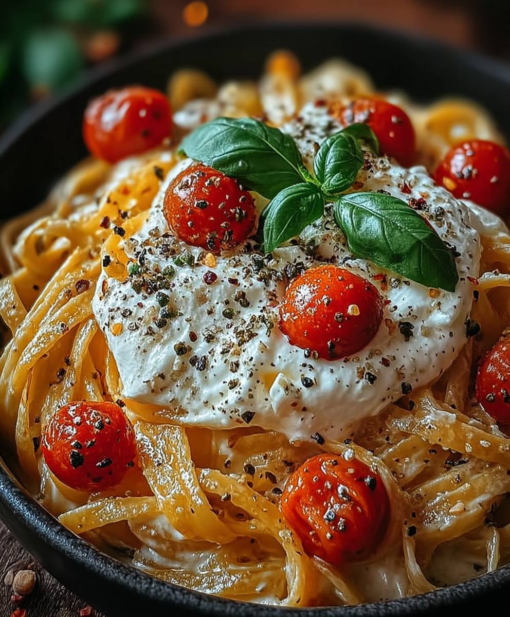 Burrata Pasta einfach schnell