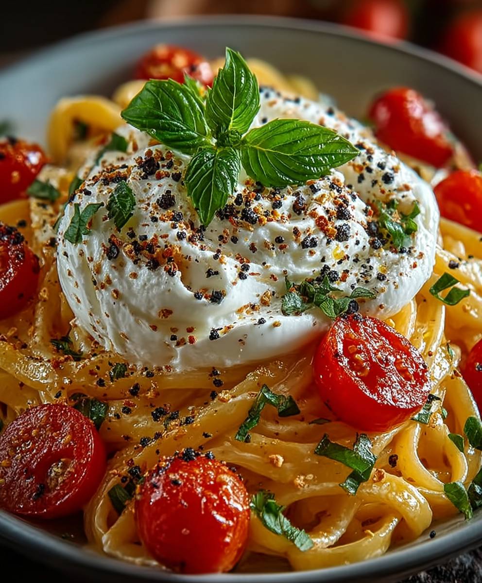 Burrata Pasta einfach schnell