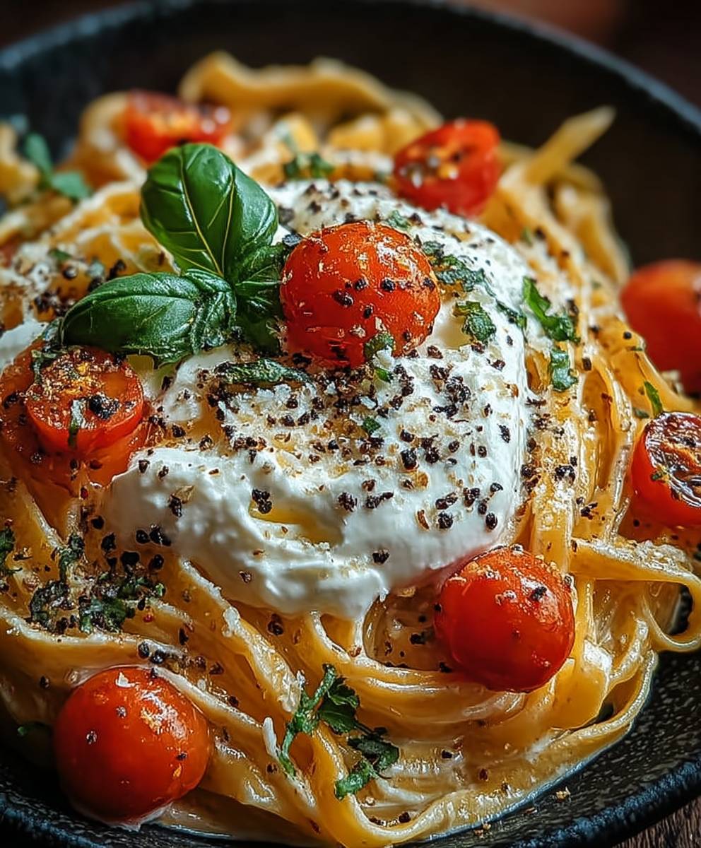 Burrata Pasta einfach schnell
