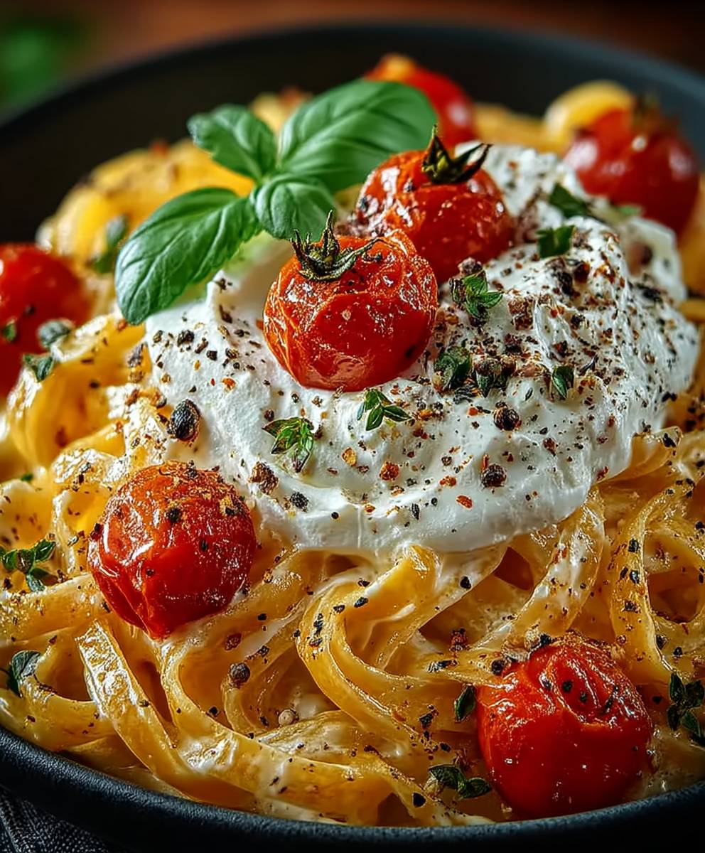 Burrata Pasta einfach schnell