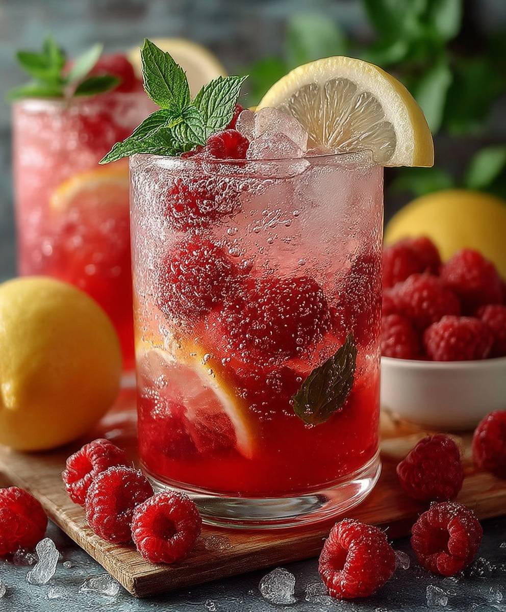 Himbeerlimonade selber machen