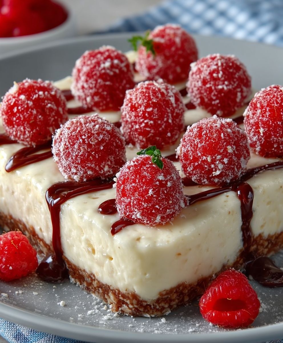 Himbeer Quark Dessert Raffaelo