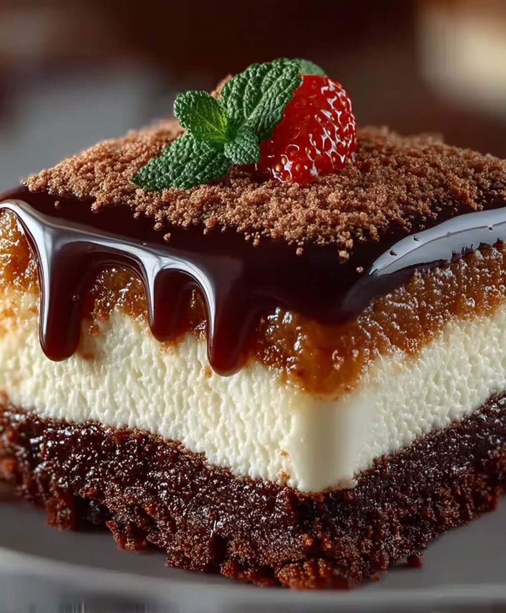 Schokoladige Tiramisu Brownies