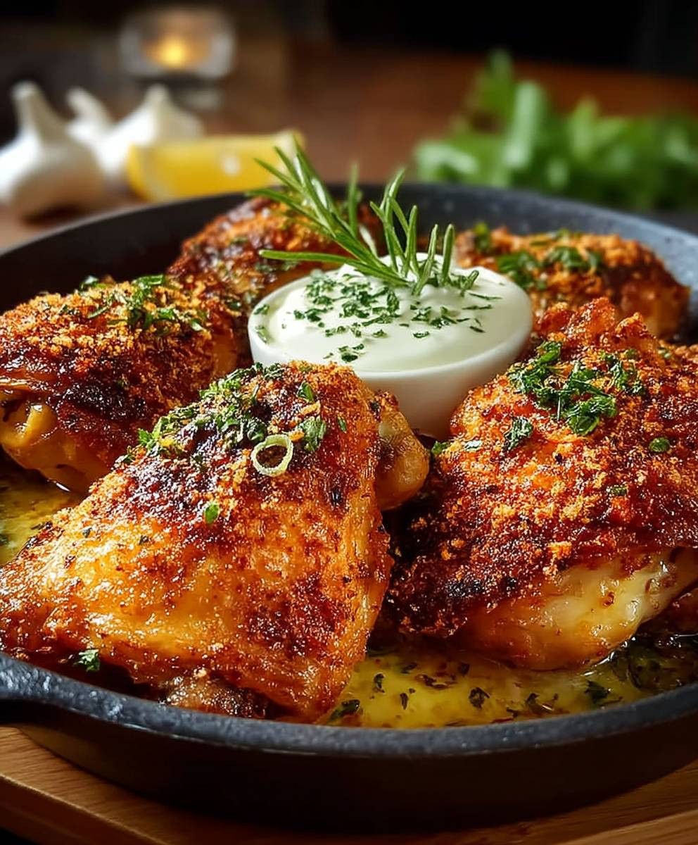 Buttermilch Hähnchen aus dem Ofen