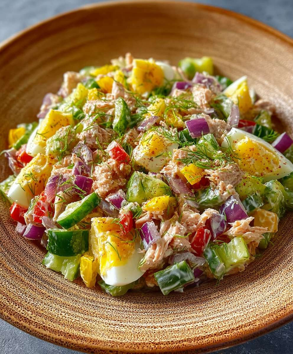 Thunfischsalat einfach gesund zubereiten