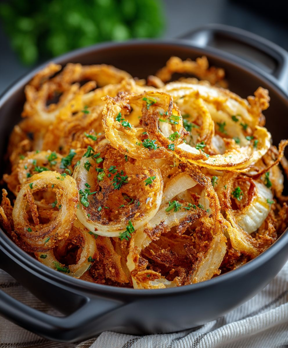 Airfryer Knusprige Zwiebeln