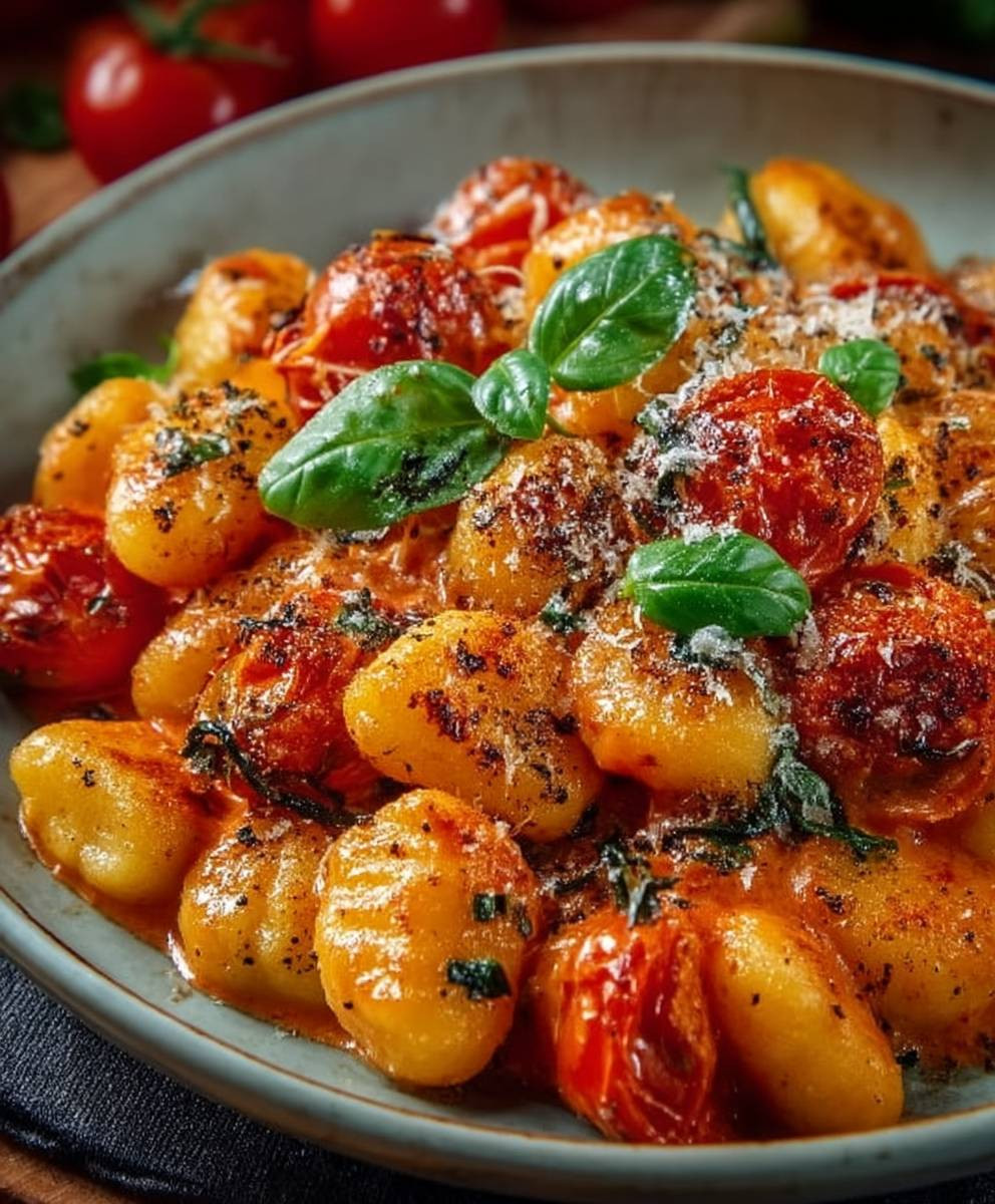 Schnelle Gnocchi Pfanne Tomate