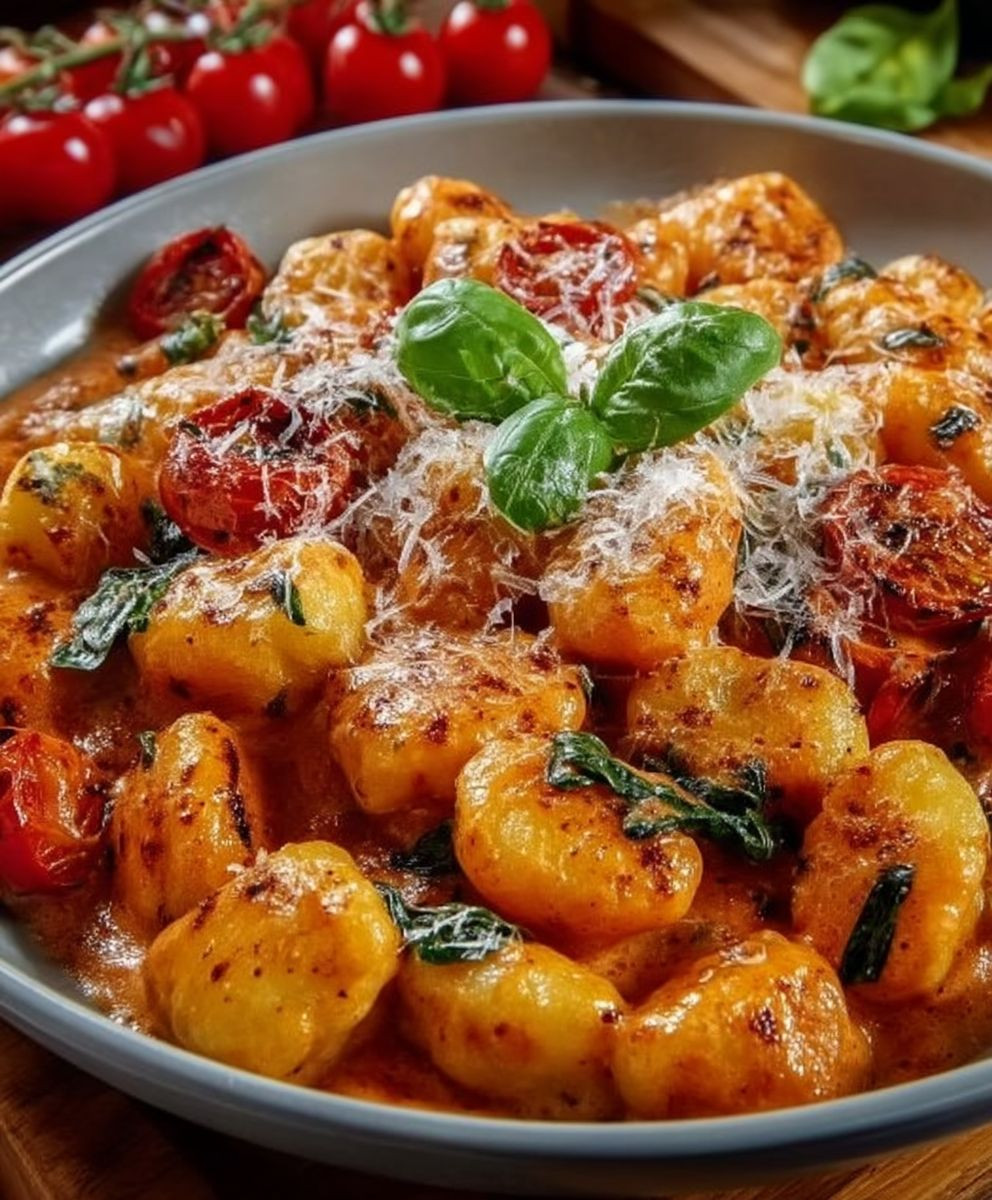Schnelle Gnocchi Pfanne Tomate