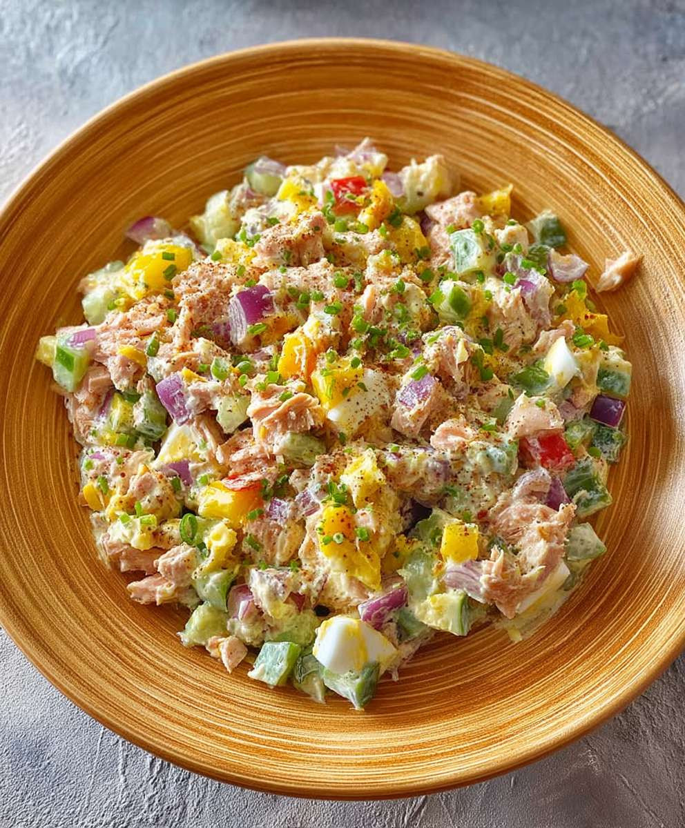 Thunfischsalat einfach gesund zubereiten