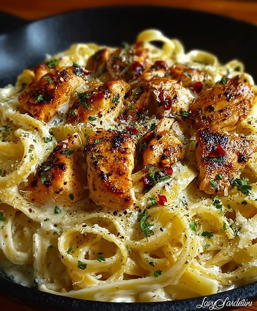 Cajun Chicken Fettuccine Alfredo