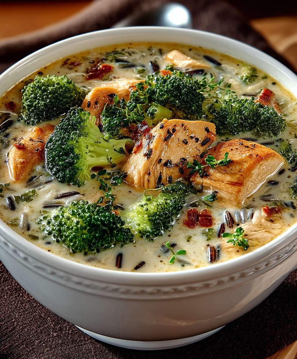 Hähnchen Brokkoli Suppe