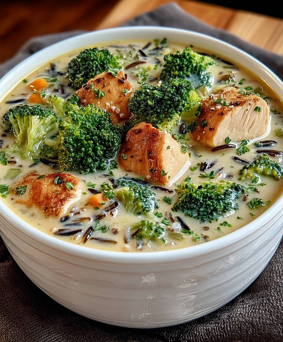 Hähnchen Brokkoli Suppe