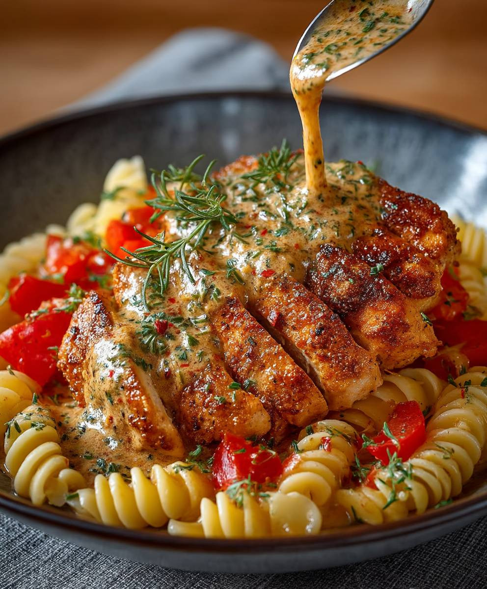 Paprika Sahne Hähnchen