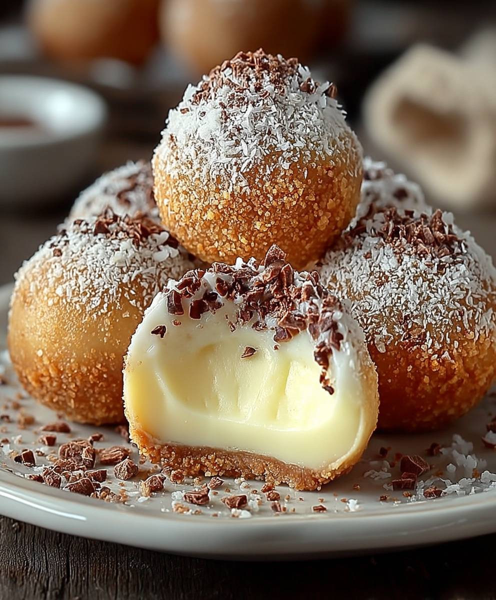 Schnelle Käsekuchen Kugeln einfach