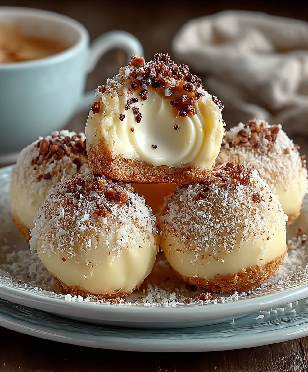 Schnelle Käsekuchen Kugeln einfach
