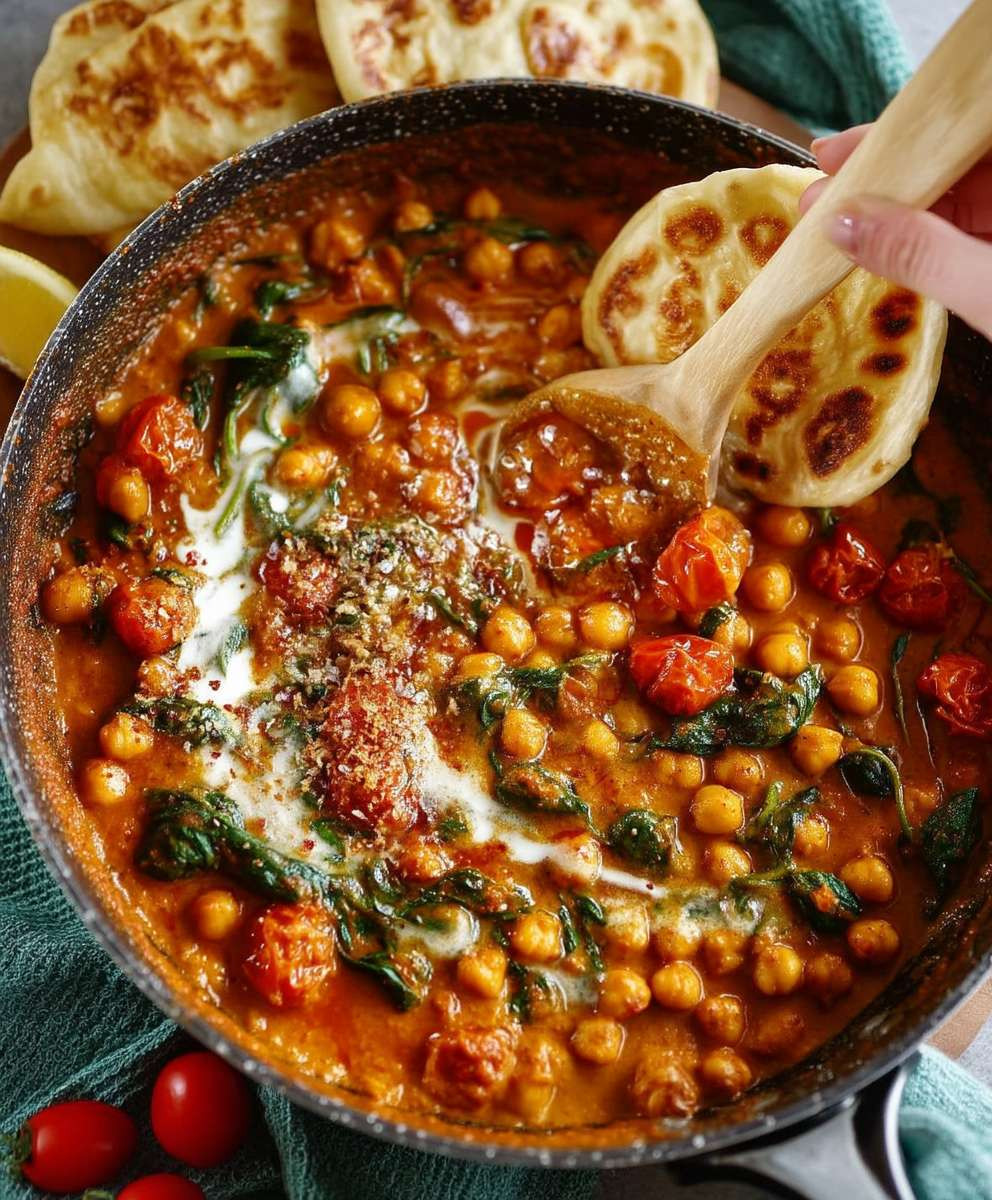 Harissa Kichererbseneintopf einfach zubereiten
