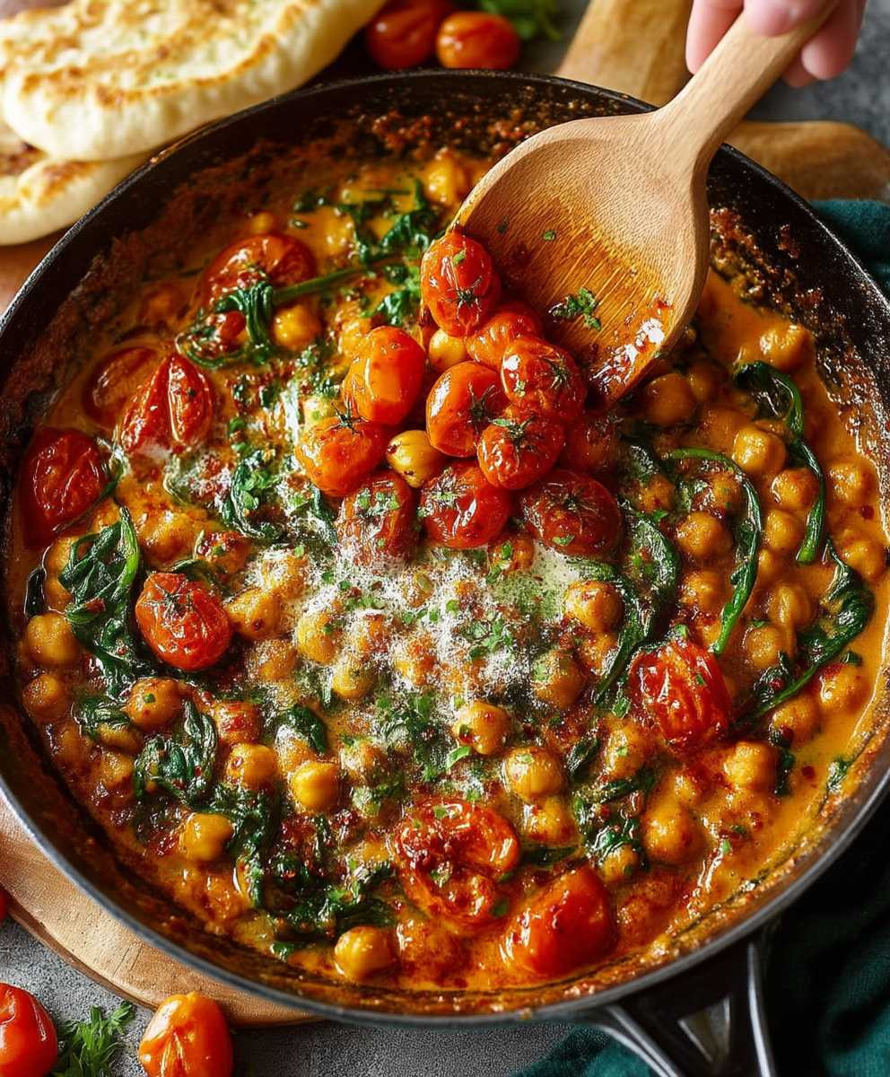 Harissa Kichererbseneintopf einfach zubereiten