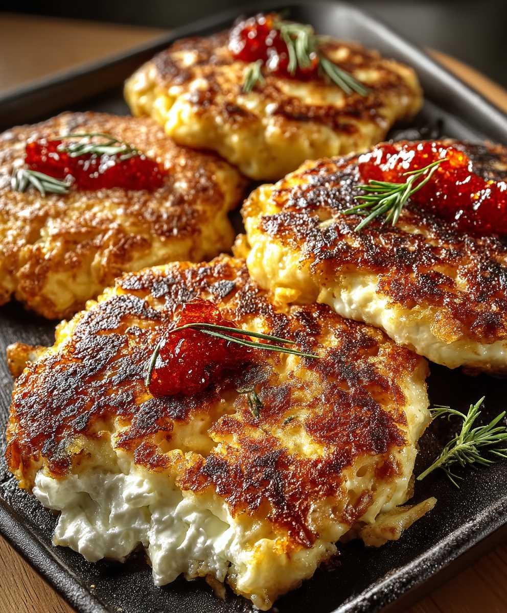 Hüttenkäsetaler backen