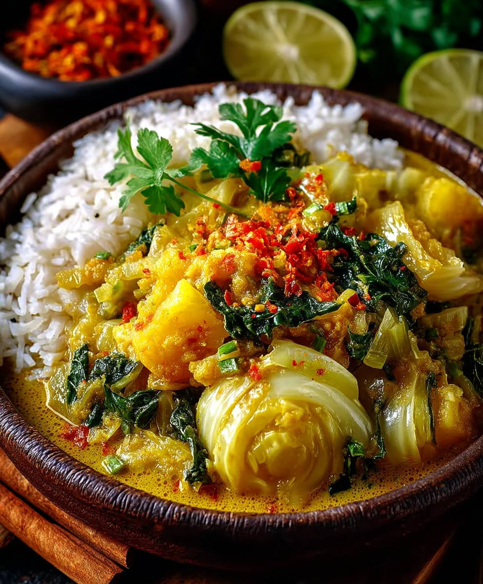 Spitzkohl Curry Kokosmilch
