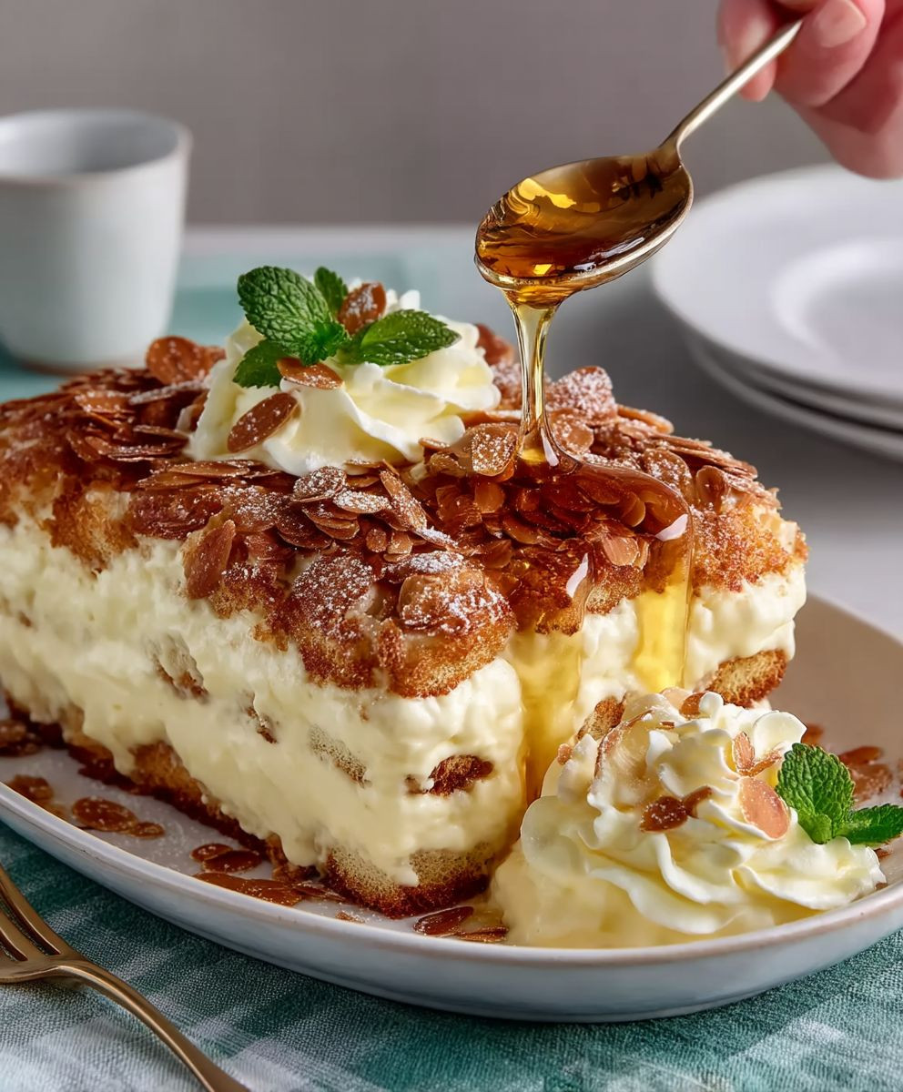 Bienenstich Tiramisu backen