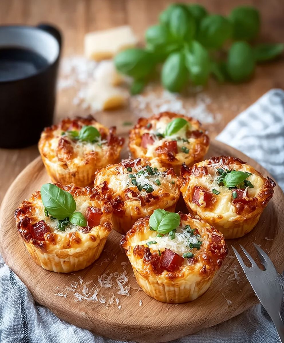 Schnelle Pizza Muffins einfach