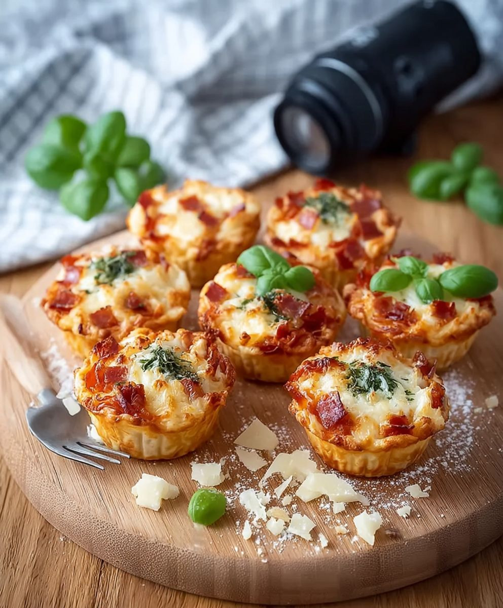 Schnelle Pizza Muffins einfach
