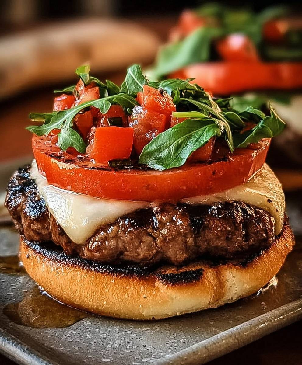 Bruschetta Burger Selber Machen