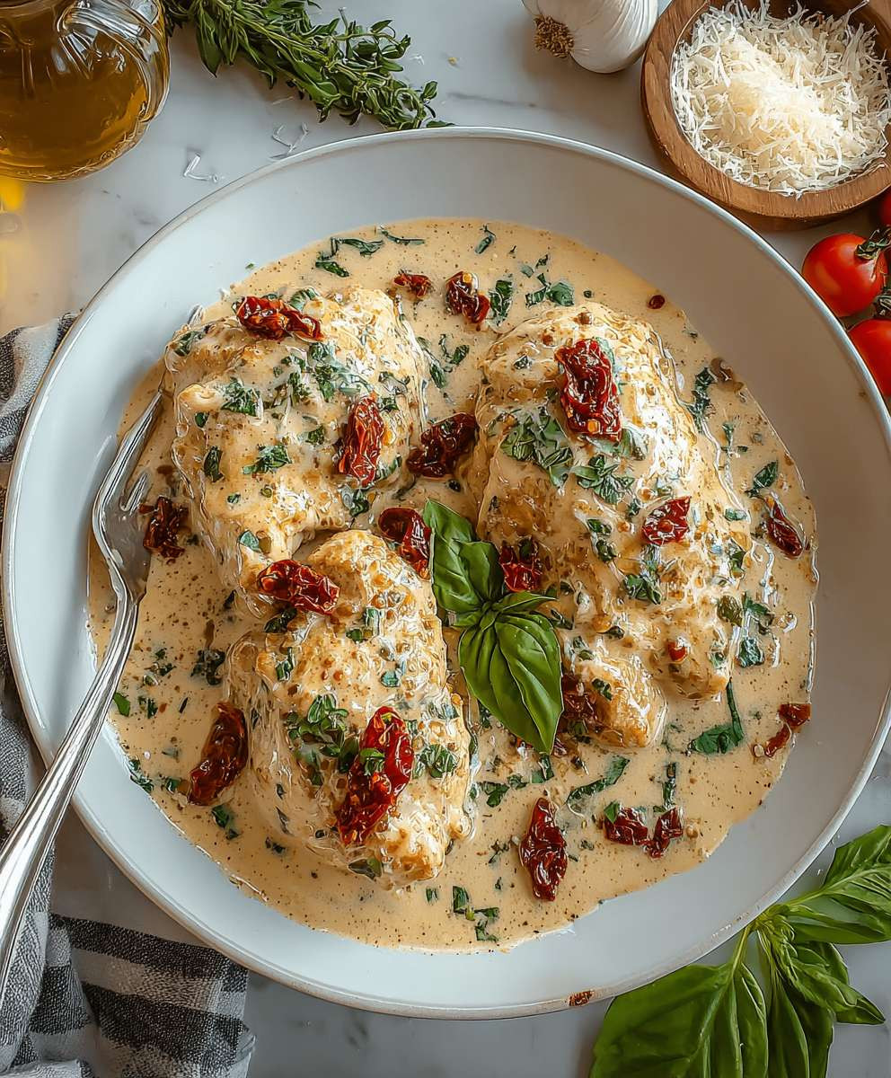 Proteinarmes Marry Me Hähnchen