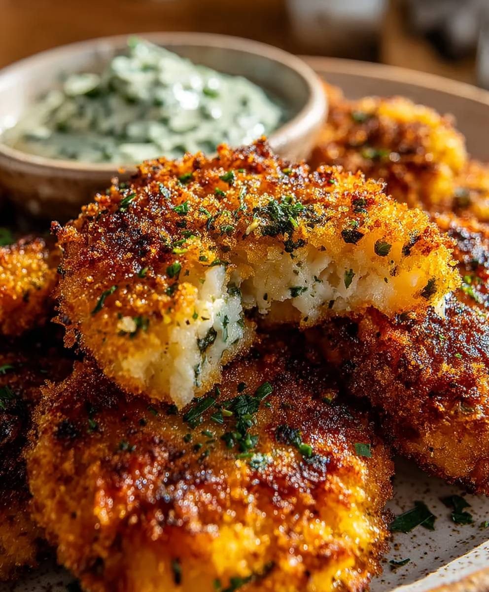 Airfryer Kohlrabi Schnitzel vegetarisch