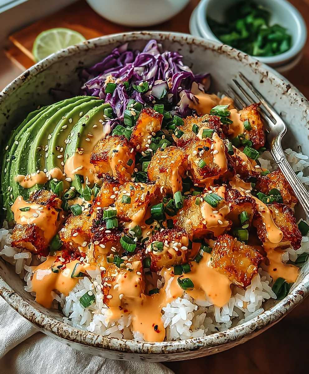 Bang Bang Hähnchen Bowl