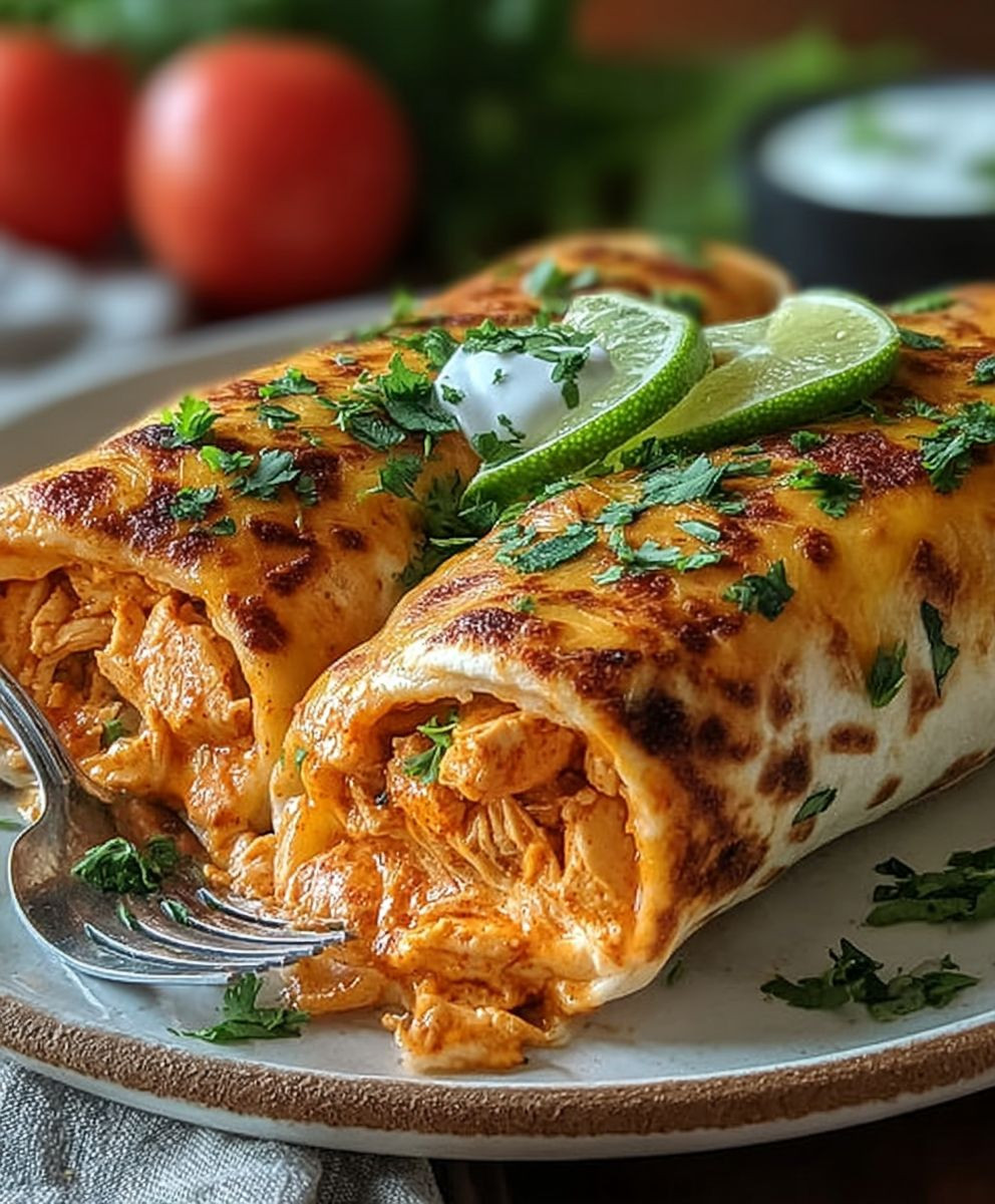 Protein Buffalo Chicken Burrito