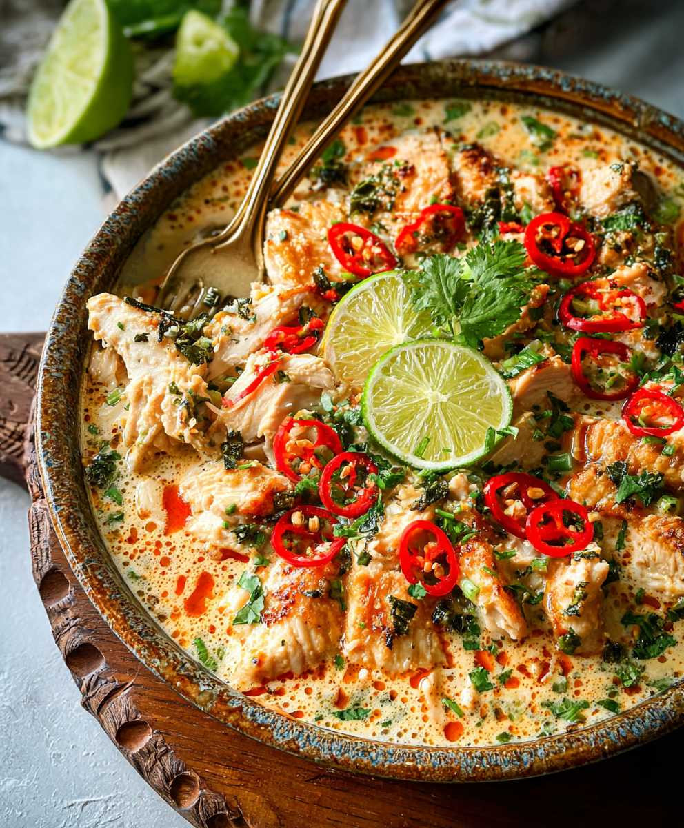 Kokosmilch Hähnchen Einfaches Rezept