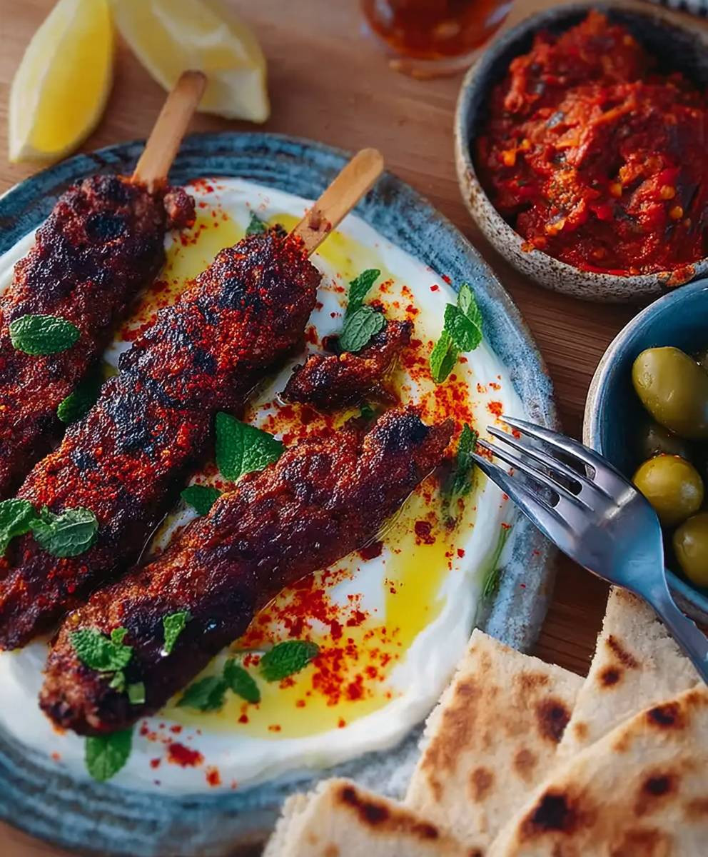 Adana Kebap mit Joghurt