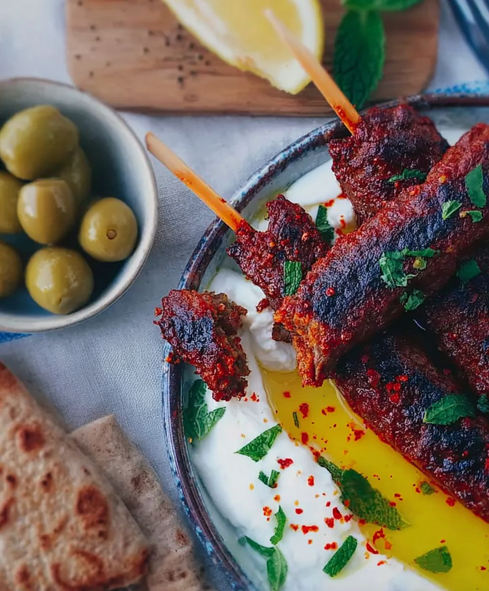 Adana Kebap mit Joghurt