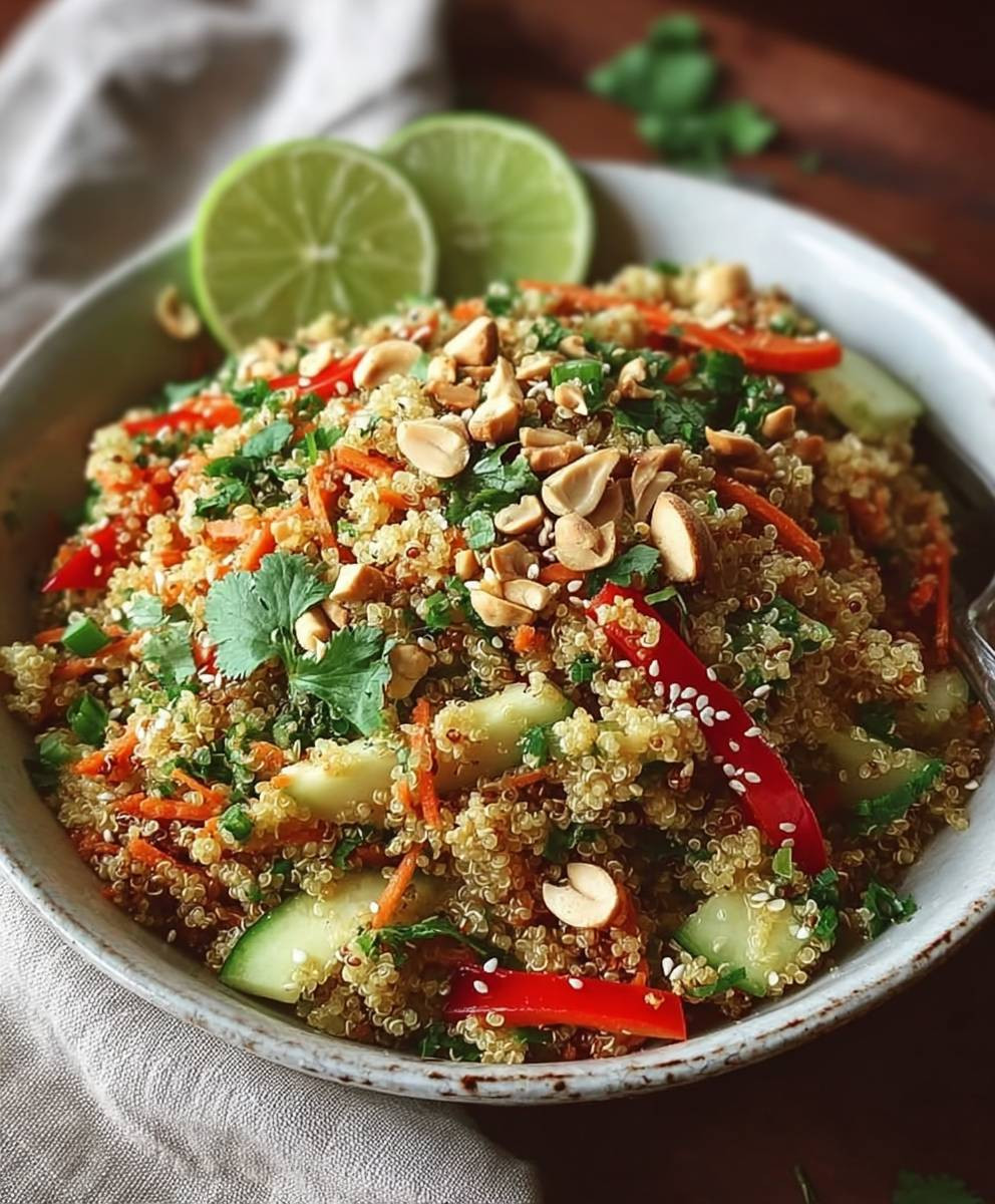 Thai Quinoa Crunch Salat