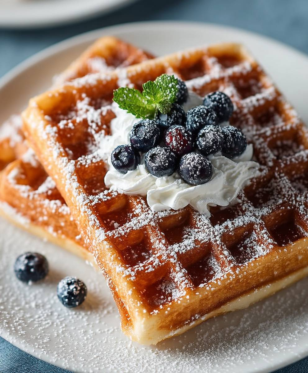 Belgische Waffeln backen