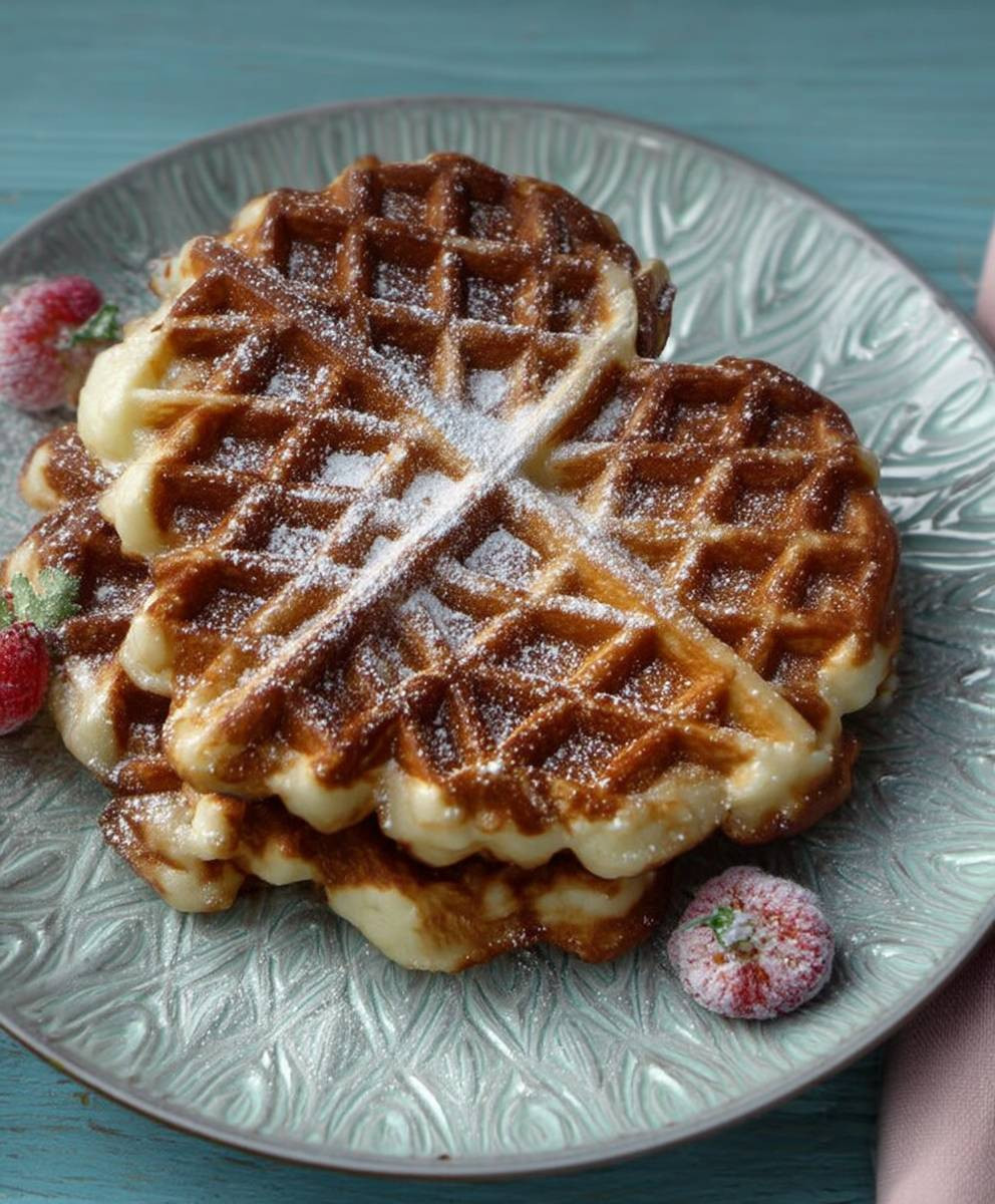 Knusprige Waffeln Teig