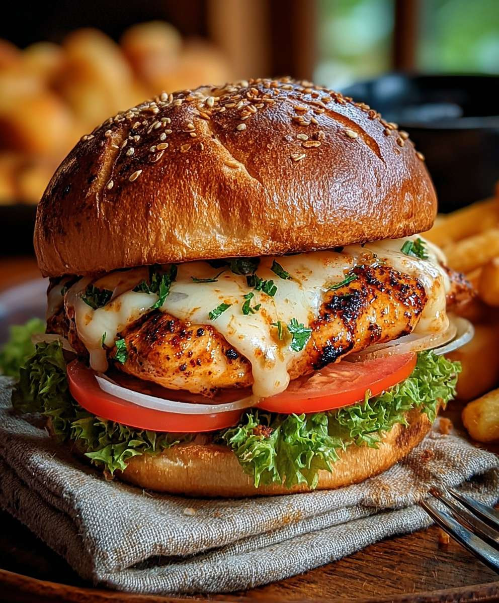 Chipotle Chicken Burger Rezept