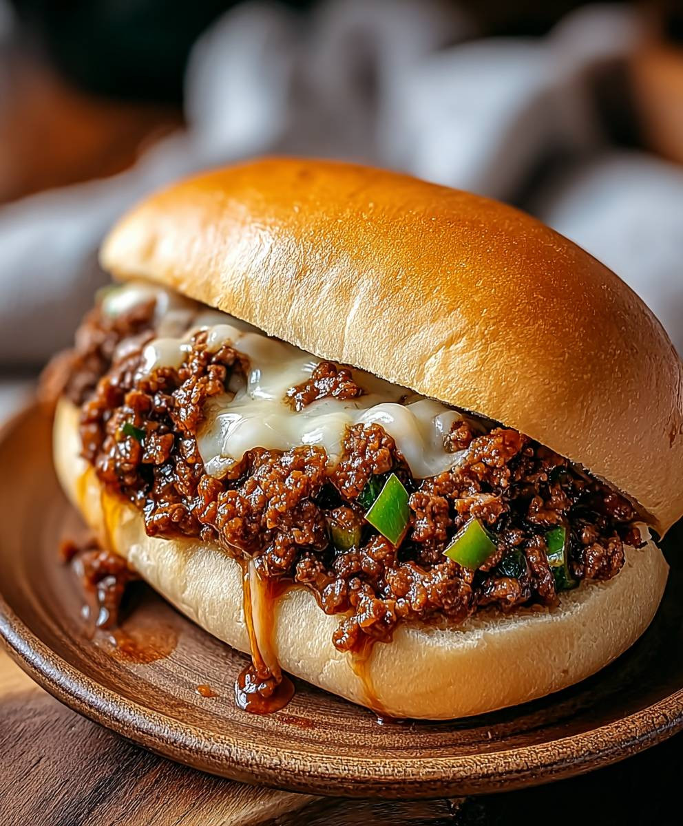 Philly Cheesesteak Sloppy Joes